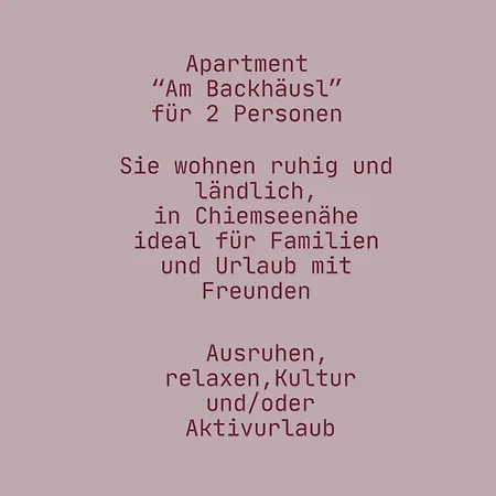 Apartment Beim Schmied *